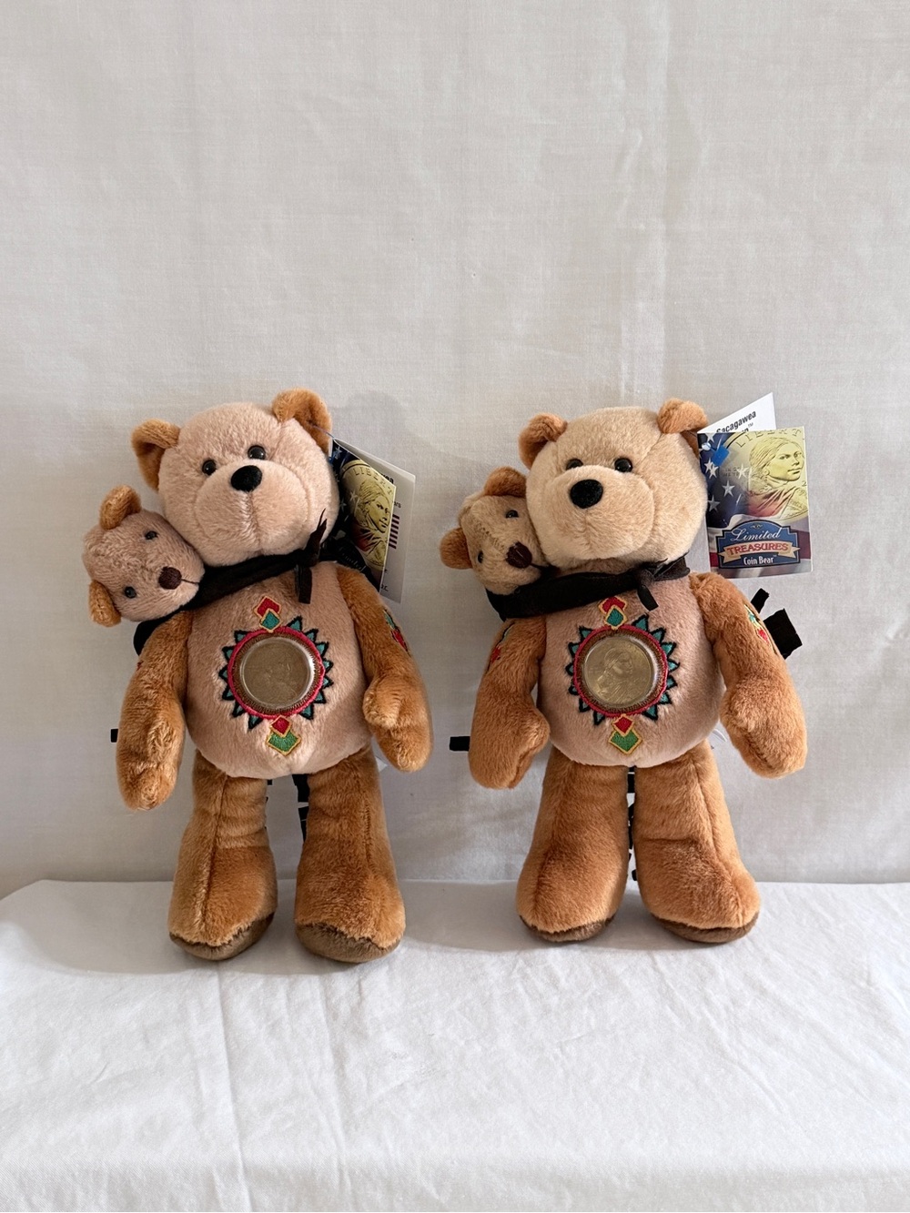 Sacagawea and Pomp Collector Bears